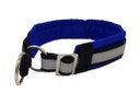 Zero DC Halsband gepolstert, Softhalsband, Zugstophalsband blau Verschluss s